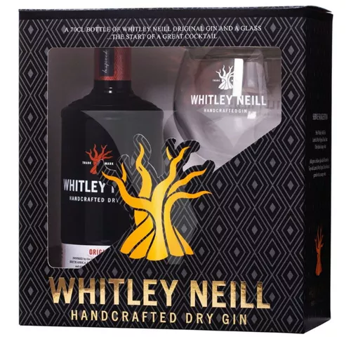 Whitley Neill London Dry Gin 0,7l 43% + 1x sklo GB