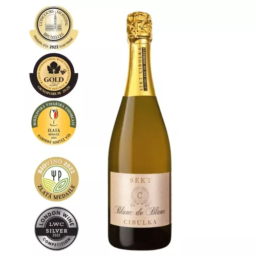 Cibulka Sekt Blanc de Blancs 2019 0,75l 12,5%