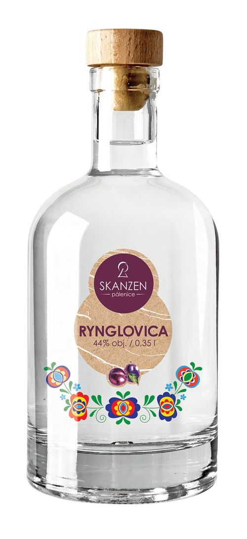 Rynglovica 47% 0,5L Skanzen Modrá