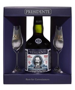 Presidente Marti 15y 0,7l 40% + 2x sklo GB