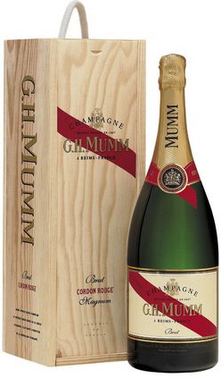 Mumm Cordon Rouge Brut 1,5l 12% Dřevěný box