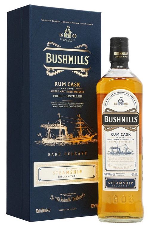 Bushmills Rum Cask Steamship 0,7l 40% / Rum Finish