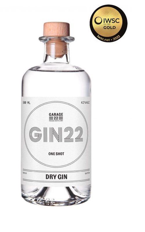 Garage GIN 22 london dry gin 42% 0,5L